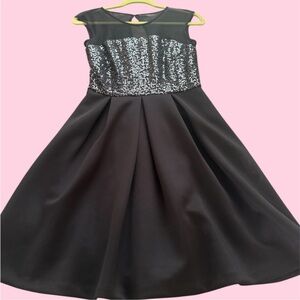 Elegant Black Sequin Dress